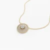 925 Silver Solitaire Diamond Necklace - Image 3