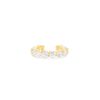 925 Silver Sparkler Ear Cuff Earring with premium CZ diamond finish
