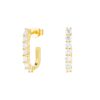 925 Silver Sparkler Pin Earrings