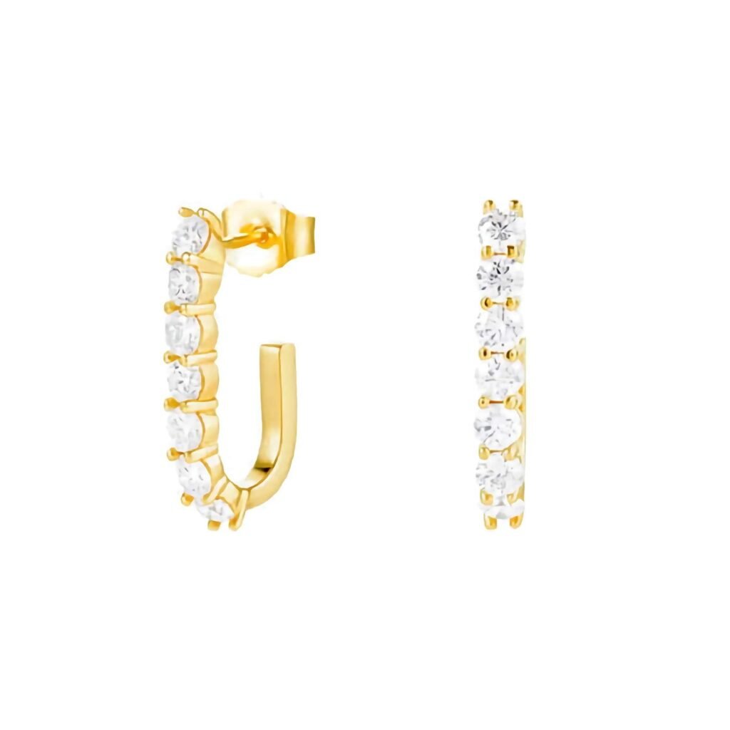 925 Silver Sparkler Pin Earrings