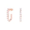 925 Silver Sparkler Pin Earrings - Image 2