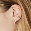 925 Silver Sparkler Pin Earrings - Image 4