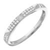 925 Silver Spike Diamond Ring with Premium CZ Diamond pavé setting
