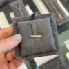 Bold spike-detail ring with a sleek modern silhouette