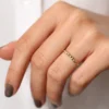 Eternity ring with premium CZ diamond stones