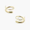 925 Silver Spiral Hoops