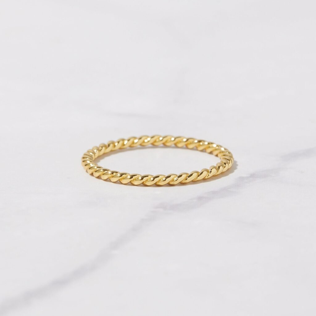 925 Silver Spiral Stacking Ring