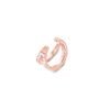 925 Silver Split Ear Cuff with pave-set CZ diamond stones