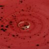 Elegant 925 silver ring with a smooth bezel-set stone