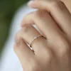 925 Silver Stackable Diamond Ring - Image 2