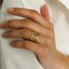 925 Silver Stackable Name Ring - Image 2