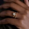 925 Silver Stacking Diamond Ring - Image 7