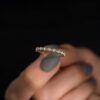925 Silver Stacking Ring Diamond Ring - Image 5