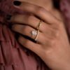 925 Silver Stacking Ring Diamond Ring - Image 6