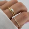 Dainty silver ring with a 2.5mm width