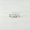 Wave design ring with a clean, distinctive band finish