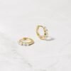 925 Silver Stacy hoop earrings sized 10mm inner diameter