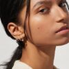 925 Silver Star Drop Earrings featuring a playful star design