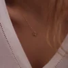 925 Silver Star Necklace Chain featuring premium CZ Diamond stones