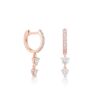 Snug huggie earrings crafted in 925 Sterling Silver