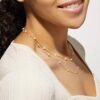 925 Silver Station Pearl Necklace - Image 2