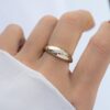 925 Silver ring in a 6mm thick profile