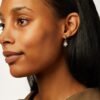 925 Silver Sun Hoop Earrings - Image 5
