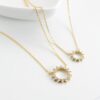 925 Silver Sunburst Necklace in 925 Sterling Silver