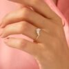 925 Silver Sunburst Stacking Ring - Image 3