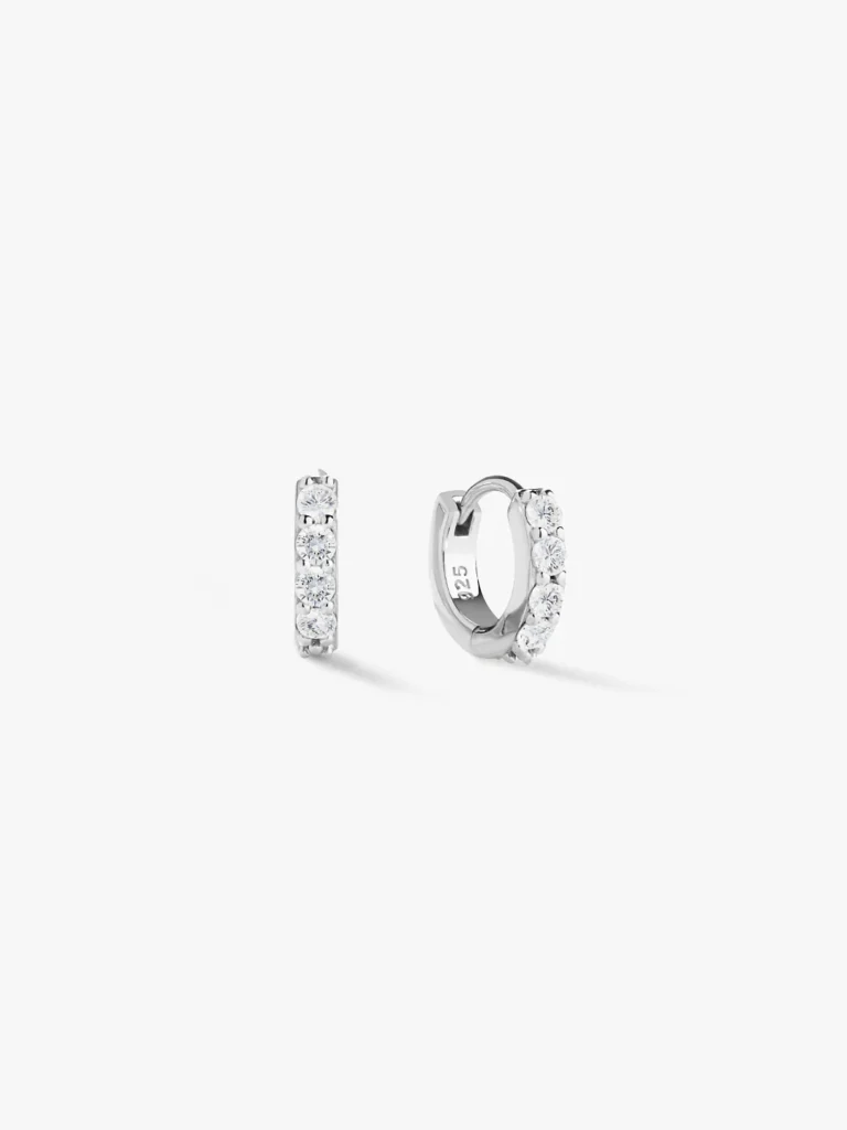 925 Silver Suzanne Hoops