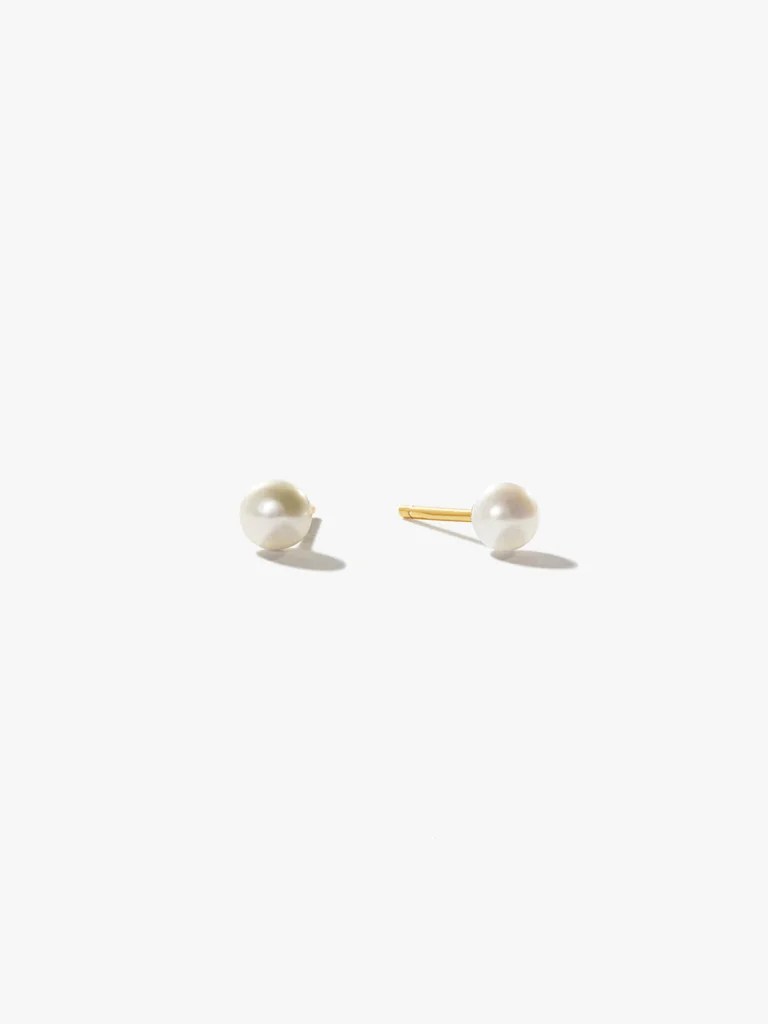 925 Silver Swarovski Pearl Studs