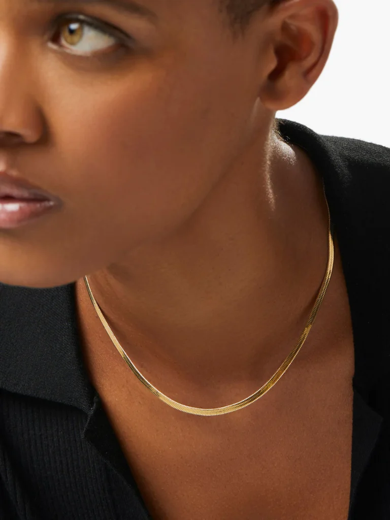 925 Silver Thick Snake Necklace
