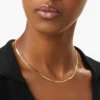 Snake necklace featuring premium CZ diamond detail