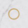 925 sterling silver ring with thick gold plating
