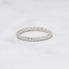 Ring with a subtle spiral form and polished finish
