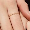 925 Silver Thin band ring