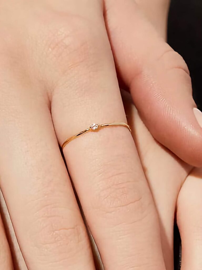925 Silver Thin band ring