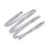 925 Silver Thin Diamond Multicoil Ring
