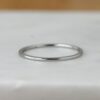 Simple sterling silver ring with thick gold plating