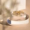 925 Silver Thin Stacking Three Rings Set - Image 3