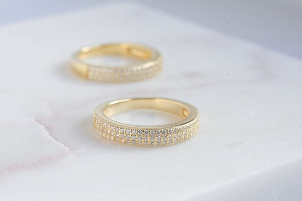 925 Silver Three Row Ring