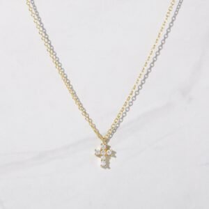 925 Silver Tiny Cross Necklace