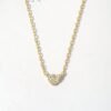 925 Silver Tiny Heart Necklace with a delicate heart pendant