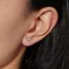 925 Silver Tiny Stud Earring - Image 2