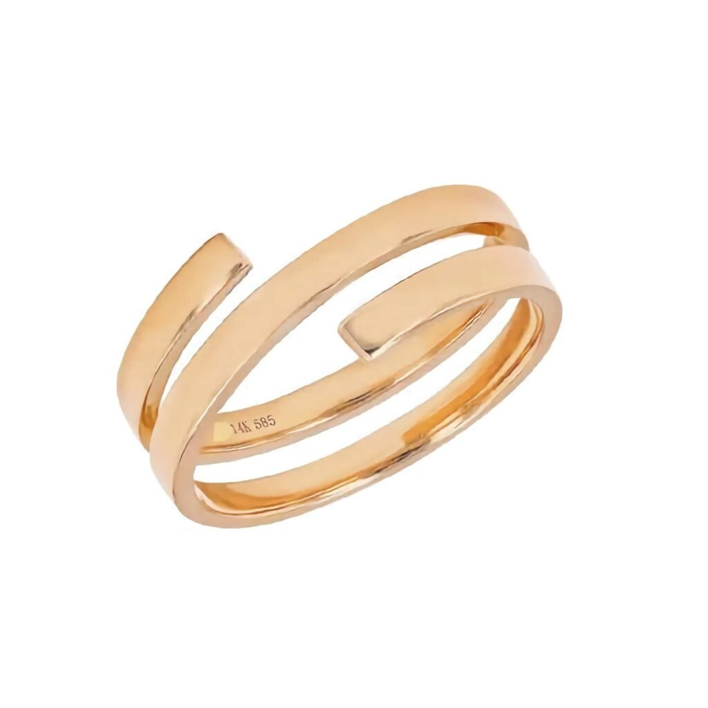 925 Silver Triple Bar Solid Ring