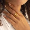 925 Silver Triple Name Ring - Image 3