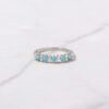 Gold-plated sterling silver ring with a 3.6mm band