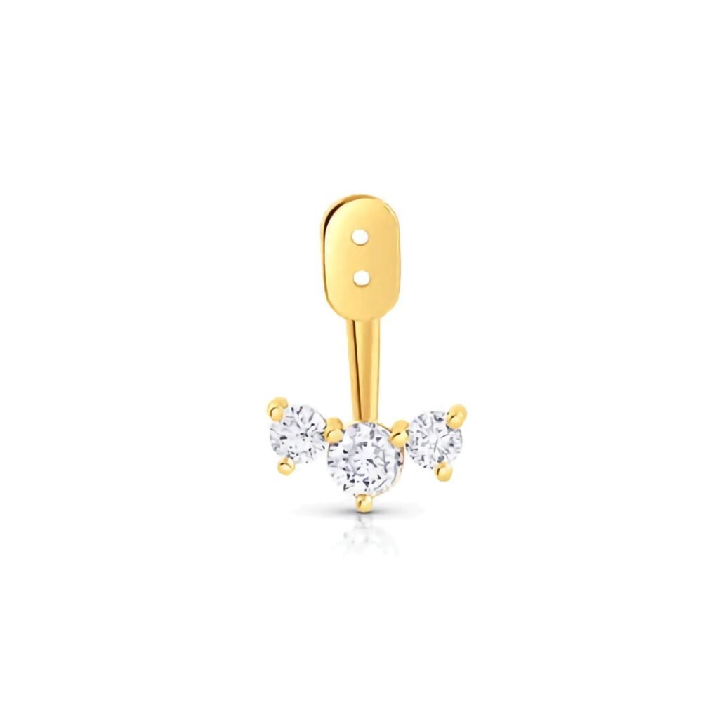925 Silver Twinkle Ear Jacket