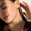 925 Silver Twisted Cuff Earrings - Image 4
