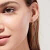 925 Silver Twisted Hoop Earrings - Image 2